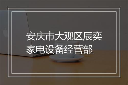 安庆市大观区辰奕家电设备经营部