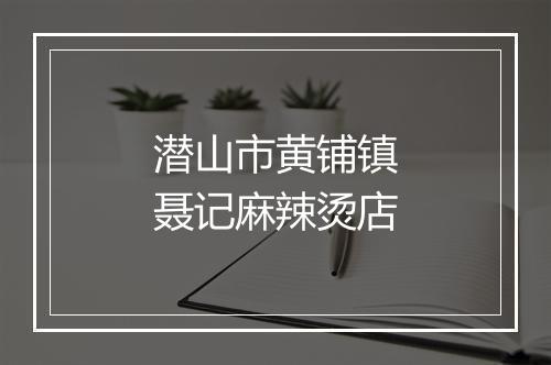 潜山市黄铺镇聂记麻辣烫店