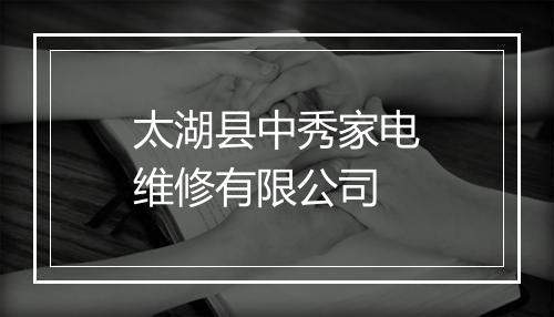 太湖县中秀家电维修有限公司