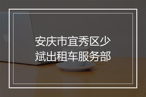 安庆市宜秀区少斌出租车服务部