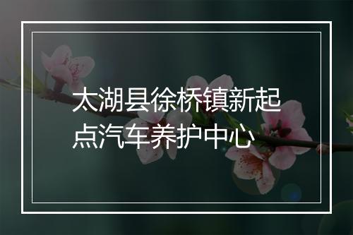 太湖县徐桥镇新起点汽车养护中心