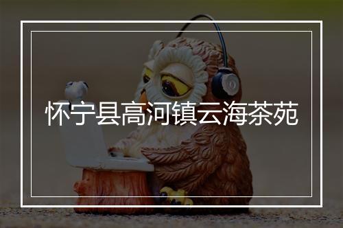 怀宁县高河镇云海茶苑