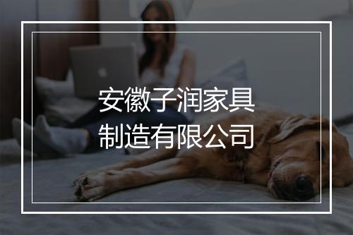 安徽子润家具制造有限公司
