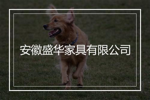 安徽盛华家具有限公司