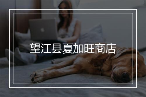 望江县夏加旺商店