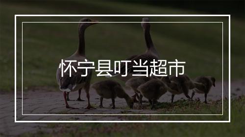 怀宁县叮当超市