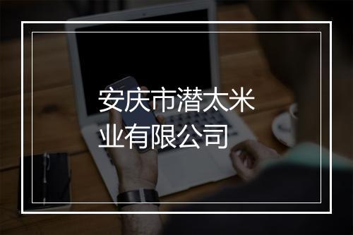 安庆市潜太米业有限公司