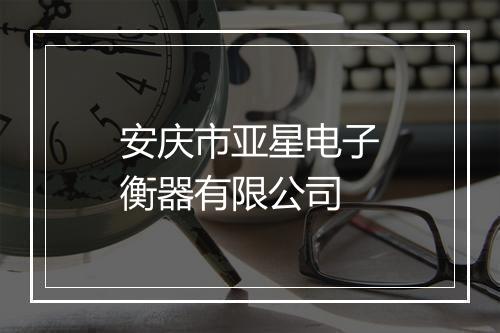 安庆市亚星电子衡器有限公司