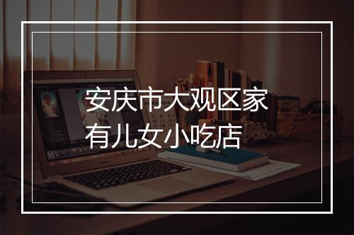 安庆市大观区家有儿女小吃店