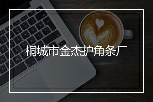 桐城市金杰护角条厂