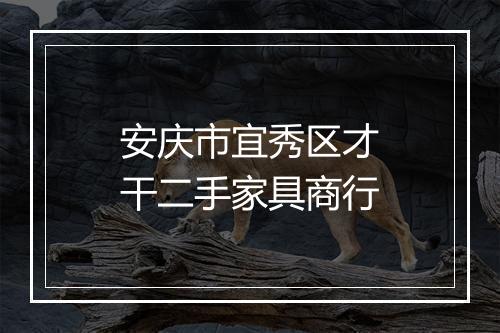 安庆市宜秀区才干二手家具商行