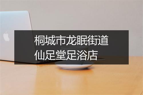 桐城市龙眠街道仙足堂足浴店