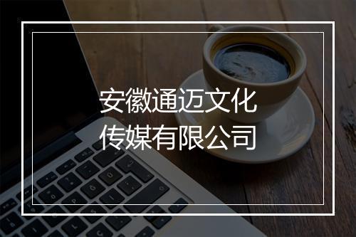 安徽通迈文化传媒有限公司