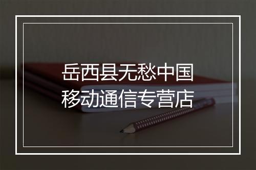 岳西县无愁中国移动通信专营店