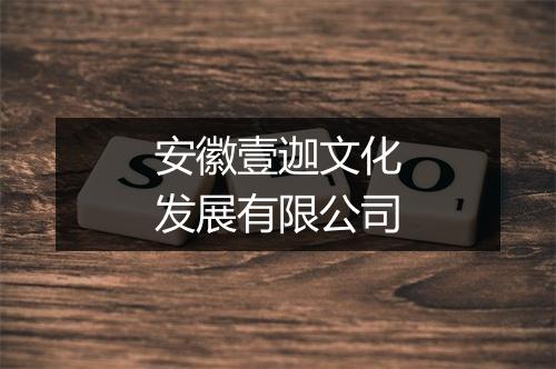 安徽壹迦文化发展有限公司