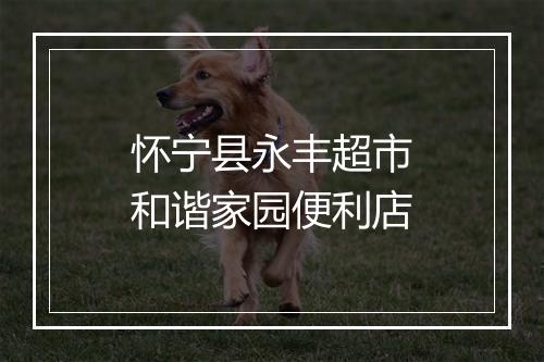 怀宁县永丰超市和谐家园便利店