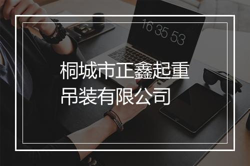 桐城市正鑫起重吊装有限公司