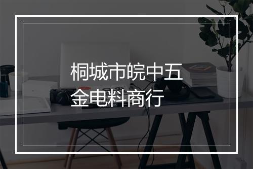 桐城市皖中五金电料商行