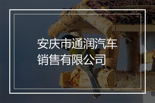 安庆市通润汽车销售有限公司