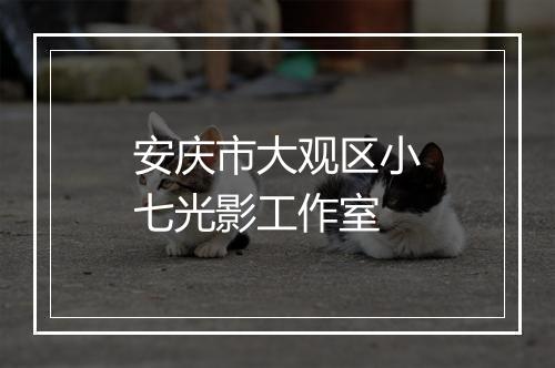 安庆市大观区小七光影工作室