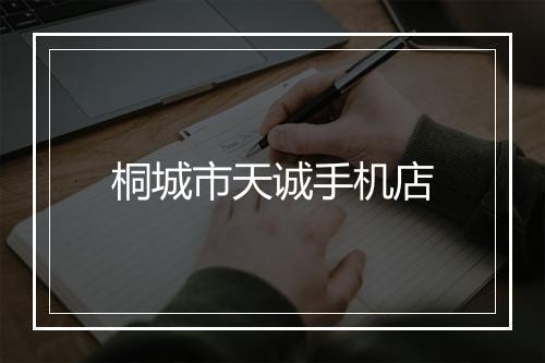 桐城市天诚手机店