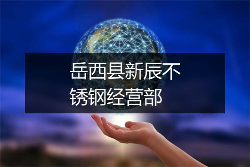 岳西县新辰不锈钢经营部