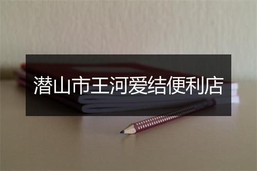 潜山市王河爱结便利店