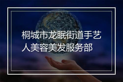 桐城市龙眠街道手艺人美容美发服务部