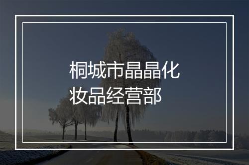 桐城市晶晶化妆品经营部