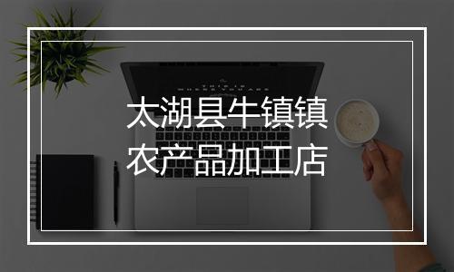 太湖县牛镇镇农产品加工店