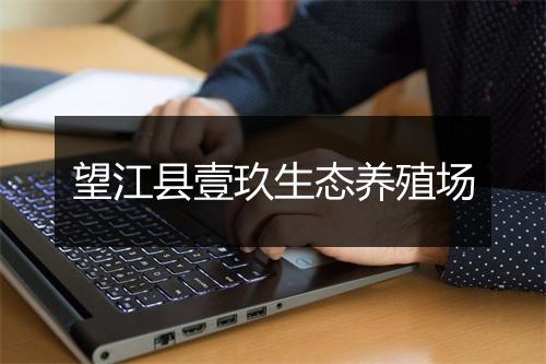 望江县壹玖生态养殖场