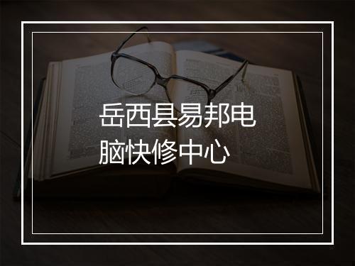 岳西县易邦电脑快修中心