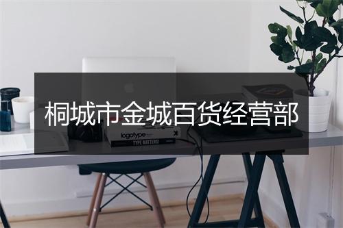 桐城市金城百货经营部