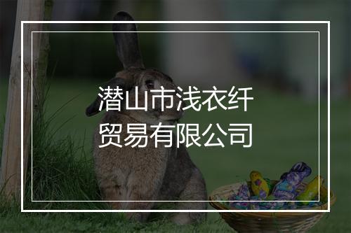 潜山市浅衣纤贸易有限公司