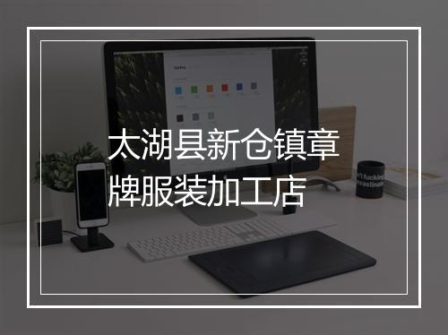 太湖县新仓镇章牌服装加工店