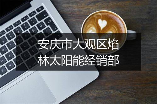 安庆市大观区焰林太阳能经销部