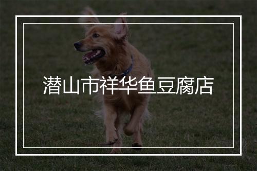 潜山市祥华鱼豆腐店