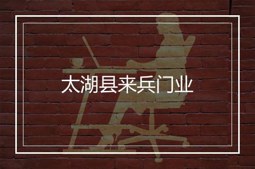 太湖县来兵门业