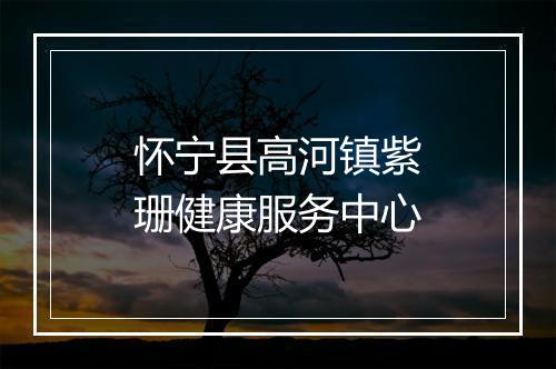 怀宁县高河镇紫珊健康服务中心
