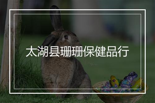太湖县珊珊保健品行