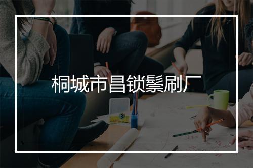 桐城市昌锁鬃刷厂