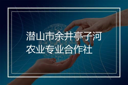 潜山市余井亭子河农业专业合作社