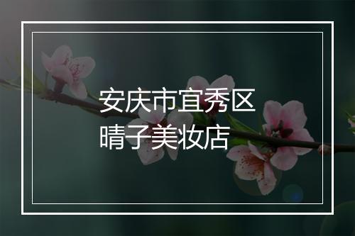 安庆市宜秀区晴子美妆店