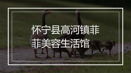 怀宁县高河镇菲菲美容生活馆