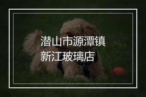 潜山市源潭镇新江玻璃店