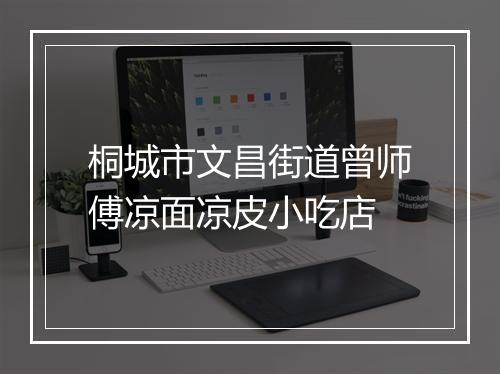 桐城市文昌街道曾师傅凉面凉皮小吃店