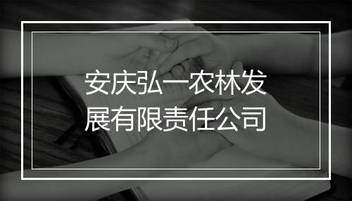 安庆弘一农林发展有限责任公司