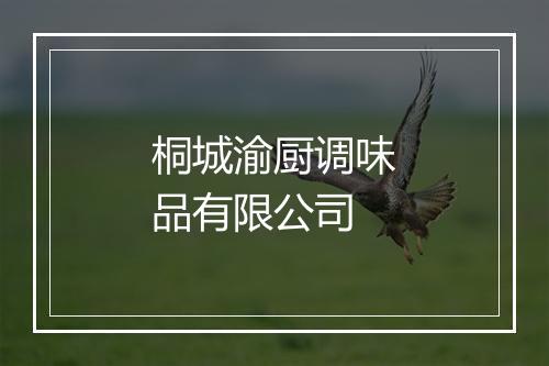 桐城渝厨调味品有限公司