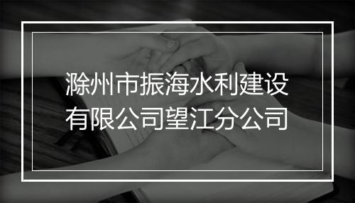 滁州市振海水利建设有限公司望江分公司