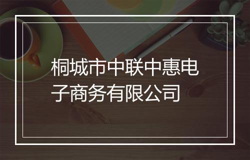 桐城市中联中惠电子商务有限公司